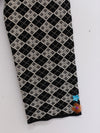 YANYAN KNITS 25 Spring/Summer Mini Skirt and Floral Pants YYK-YYW25-0281-HB Black and White
